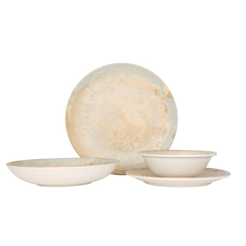 Bonna Dinnerware Set (Medium) - Luz - 24 Pieces - 6 Persons - Porcelain