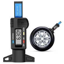 Digital Tyre Tread Depth Gauge 0-25.4mm 1 Inch, Portable Car Tools for Measuring Tyre Wear, Car Essentials & Equipment for Cars, Vans, Trucks and SUVs