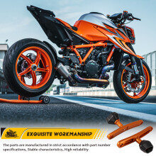 Accesorios de Motocicleta para 1390 SUPERDUKE R 2024 1290 SUPER R 2020-2023 Almohadillas Protectoras Deslizantes Contra Choques de Marco Naranja