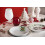 Excelsa Christmas Holly 18-Piece Dinner Set, Porcelain 4