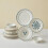 Karaca Forever Bone China Iznik 24-Piece Dinner Set, 6 People, Multi-Colour 1