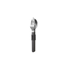 Mepal - Cutlery set 3-piece Silueta - Dishwasher resistant - Tableware - Knife, fork and spoon including holder - Nordic black