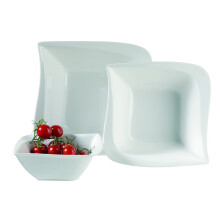 M?ser, La Musica, Curved Cereal Bowls, Porcelain Crockery Set, Three different Sizes