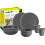 Brunner T?te-?-T?te 8 Piece Melamine Dining Set, Dolomit Grey 1