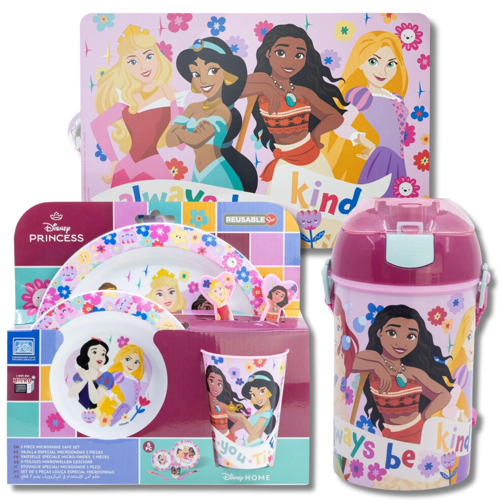 Disney Princess 7 Piece Dinner Set Stor