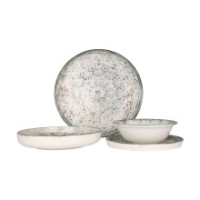 Rinart Dinnerware Set - Fade - 24 Pieces - 6 Persons - Porcelain