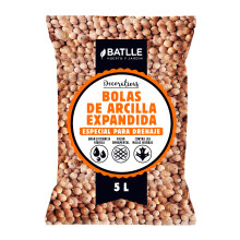 Semillas Batlle 960070UNID Expanded Clay Compost Balls, 5 litres