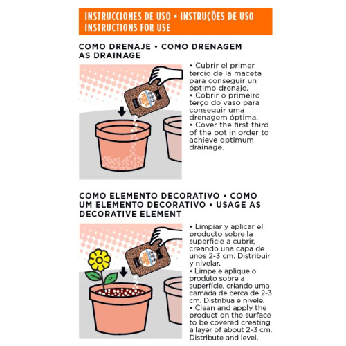 Semillas Batlle 960070UNID Expanded Clay Compost Balls, 5 litres 1