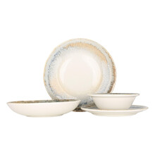 Bonna Dinnerware Set (Medium) - Knidos - 24 Pieces - 6 Persons - Porcelain