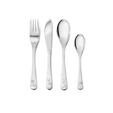 Børnebestik med graveringssæt Skovdyr | Størrelse: 170x180x170x135mm | SKU: ZV6829030