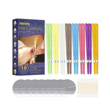 Jaysuing Scented Ear Candle Set Earwax Cleaning Ear Care Stress Relief Ear Candle Set