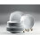 M?ser, Linea Nera Series, Dinnerware Set with 62-Pieces, Porcelain Tableware for 6 5