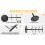 Coffee Mug Tree 360 Rotated Coffee Cup Tree with 8 Hooks Coffee Counter Bar Multifunction Display Rack Thicker Base 3