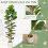 Homcom HOMCOM 180cm Artificial Fiddle Leaf Fig Tree with Solid Wood Trunks 4