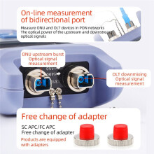 Handheld Fiber Optical PON Power Meter with Display PON Network Tester for FTTX/ONT/OLT 1310/1490/1550nm 300U-UPC