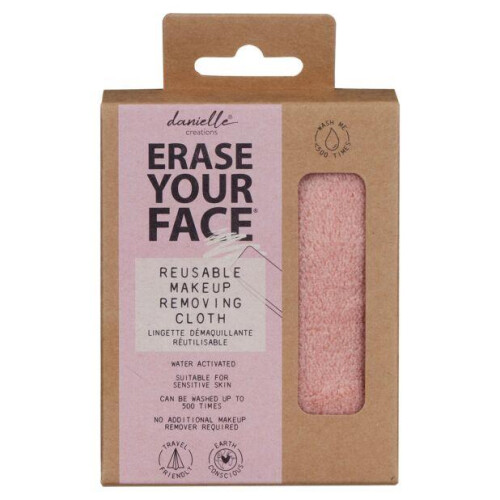 Eco-Friendly Reusable Light Baby Pink Makeup Removing Cloth Wipe