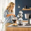 Coffee Mug Tree 360 Rotated Coffee Cup Tree with 8 Hooks Coffee Counter Bar Multifunction Display Rack Thicker Base 6