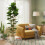 Homcom HOMCOM 180cm Artificial Fiddle Leaf Fig Tree with Solid Wood Trunks 9