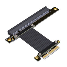 PCI-E 4.0 X4 to X16 Extension Cable Riser Cable PCIe X4 64G/Bps Adapter Cable for RTX3090 RX6800xt  10CM