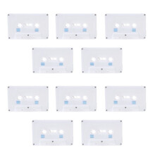 10PCS Audio Cassette Tape Cleaner & Demagnetizer Audio Cassette Tape Player Wet/Dry Cleaner Home Accessories