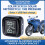 Motorcykel Externa Däcktryckssensorer Solenergi TPMS Däcktrycksövervakningssystem Däcklarm Digital Display 8
