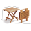 TEAK Folding Side Table, Laptop,TV 11