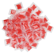 100 Pcs Rubber Bait Bands 3x1mm Coarse Fishing Terminal Tackle Red