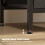 Homcom HOMCOM Slim Side Table with Charging Station, Bedside Table, Black 7