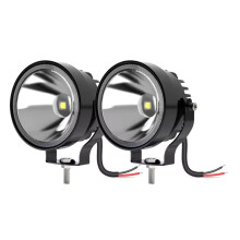 2pcs 4 Inch Led Work Light 4x4 Offroad 30W 14000lm Super Bright White Round Fog Lights for Motorcycle ATV Boat White