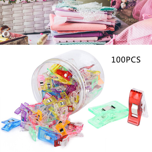 100Pcs Sewing Clips Kit, Patchwork, Hemming, Embroidery, Multicolor 2