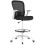 Homcom (Black) HOMCOM Mesh Draughtsman Chair, Ergonomic Drafting Chair 2
