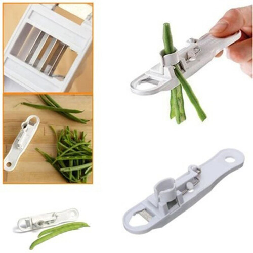 Bean Slicer Cutter,Vegetable Stringer Peeler Remover, Easy-to-Use Kitchen Gadgets,Essential Kitchen Accessories