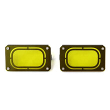 Motorfiets LED Mistlamp Beschermer Spotlight Cover voor 368G Accessoires Geel