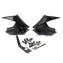 Motocyklowe Boczne Spoilery Dociskowe Winglet Stałe Skrzydło Owiewka Skrzydło dla z 900 Z900 2020-2025+ Niebieski i Czarny