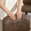 Homcom HOMCOM Barstools Set of 2, Dining Stools with Backrest and Footrest, Brown 9