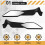 Motorcycle Universal Wing Rearview Mirror Foldable Stealth Winglets Side Mirror for  for  for  for 2