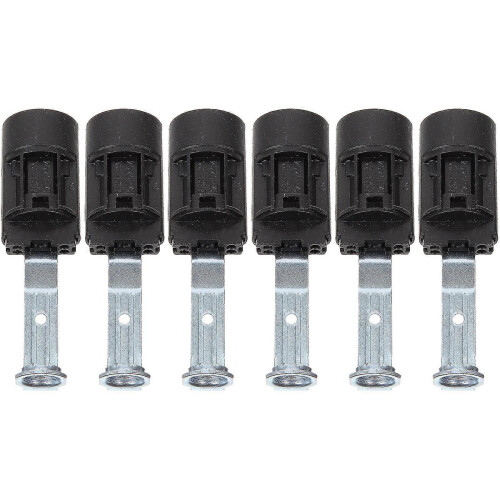 6pcs Candelabra Sockets Replacement Light Bulb Holders E14 Lamp Making Kit s202412246181 2