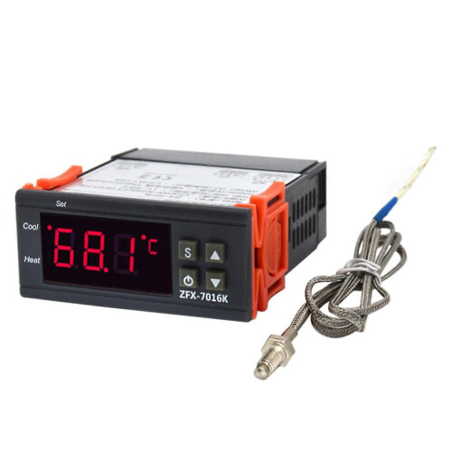 ZFX-7016K Digital Thermostat 30A High-Precision Temperature Controller for Industrial Use