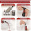 Premium Leather Box Rabbit Corkscrew Wine Opener Set with Pourer 5