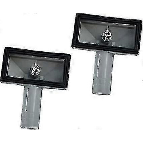2-Piece Extendable Sink Overflow Pipe with Square Connection 1