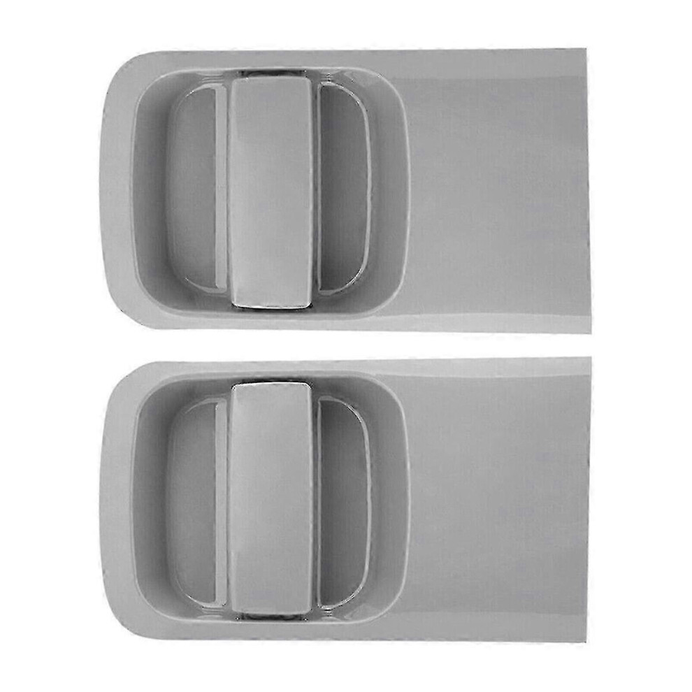 2Pcs Left Right Exterior Sliding Door Handles For Hyundai H1/Grand Starex/Imax/I800/ Grey 7624176597404