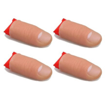 Magic Thumb Tip Set of 4 with Realistic Skinlike Texture for Silk Vanish and Close Up Magic