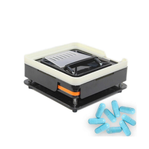 100-Hole Capsule Filling Machine with Tray & Scraper Tool for Efficient Filling 1