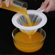 Ultra Fine Food Strainer 15cm, 3 Pcs Mesh Filter for Slag Removal
