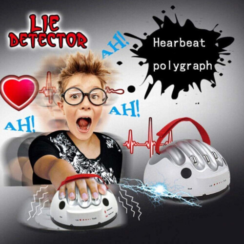 Electric Shock Lie Detector Adjustable Micro Polygraph Toy Test Truth 1