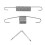 Aluminum Throttle Return Spring Bracket Kit Compatible with CHEVY, FORD, MOPAR Engines 3