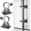 2 Pack Parasol Base Wall Mounted For Garden Balcony Removable 1