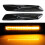 2 luces LED intermitentes laterales dinámicas para coche, compatibles con E60, E61, E81 y E82. 4