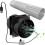 Extractor fan with long hose for window ventilation 1