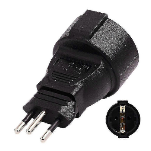 Schweizer Stecker auf EU-Buchse Netzadapter 3-polig 16A 250V